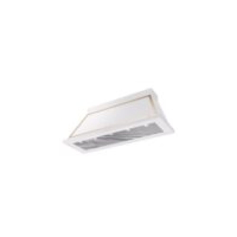 ILVE UANB60WHG Nostalgie Noblesse 60" Range Hood, bottom angled view