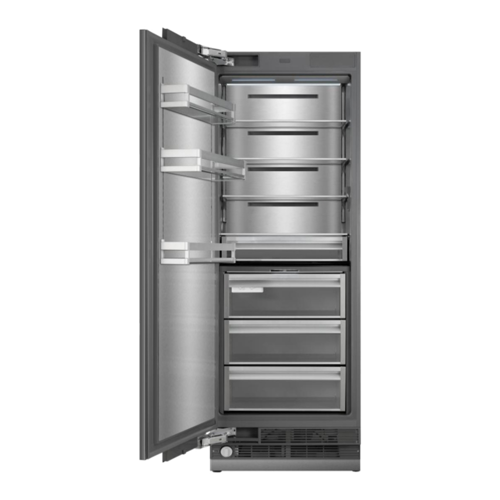 ILVE UFFC30SINPRY 30 inch Freezer Column with 16 cu. ft. Capacity, Automatic Ice Maker, up to 3.9 lb Daily Production, Full Size Ceiling LED Illumination Panel 3 ILVE UFFC30SINPRY interior view