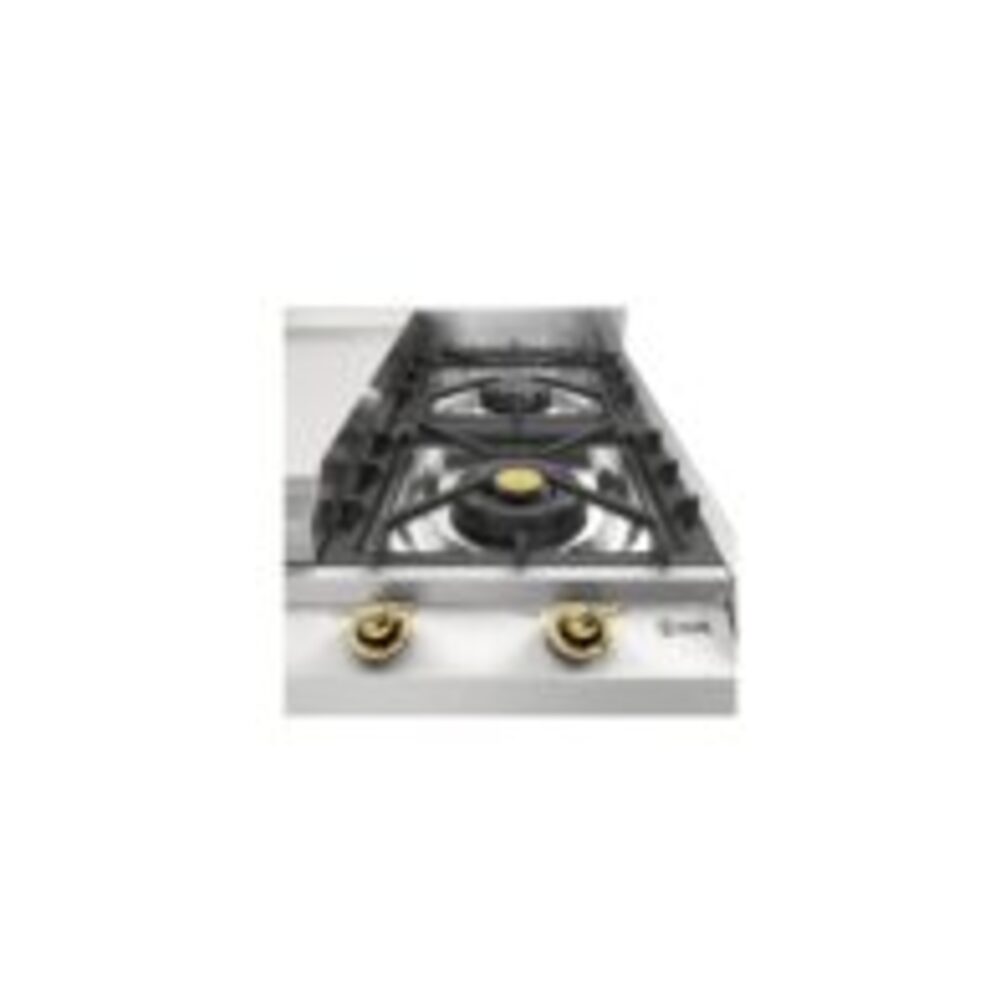 ILVE UHCP1265FNSSGLP front view close up on knobs