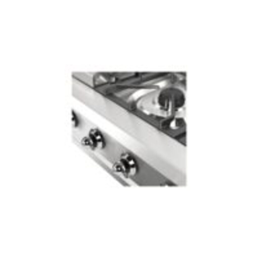 ILVE UHCP36FNSSC close up on knobs