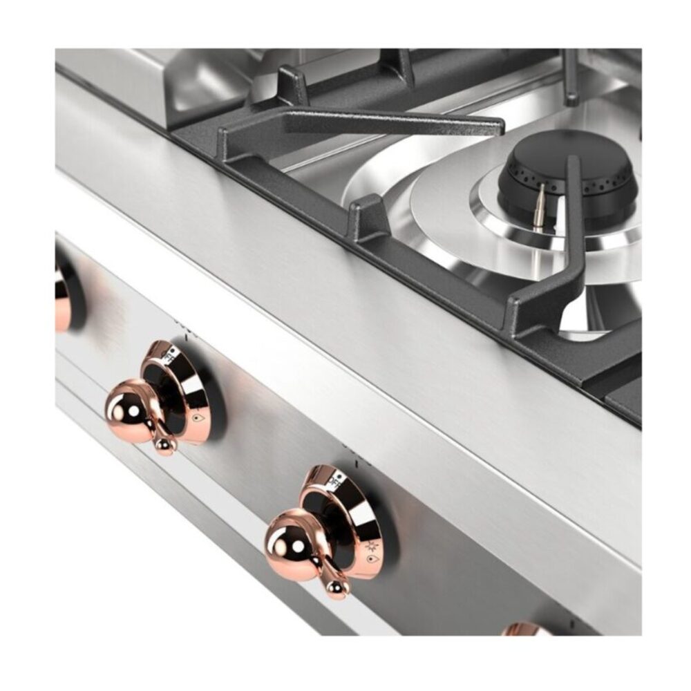 ILVE UHCP36FNSSP close up on knobs