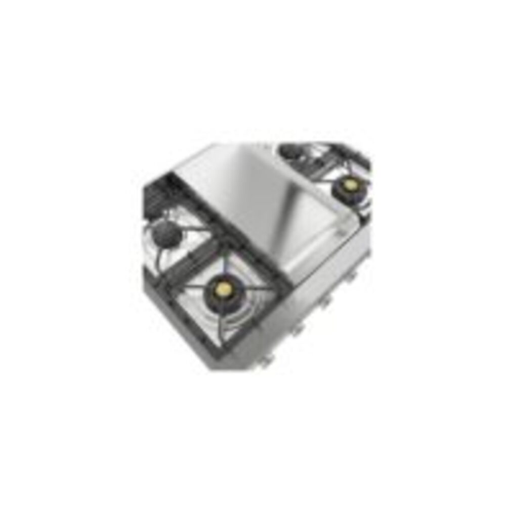 ILVE UHCP36FSSLP close up on griddle