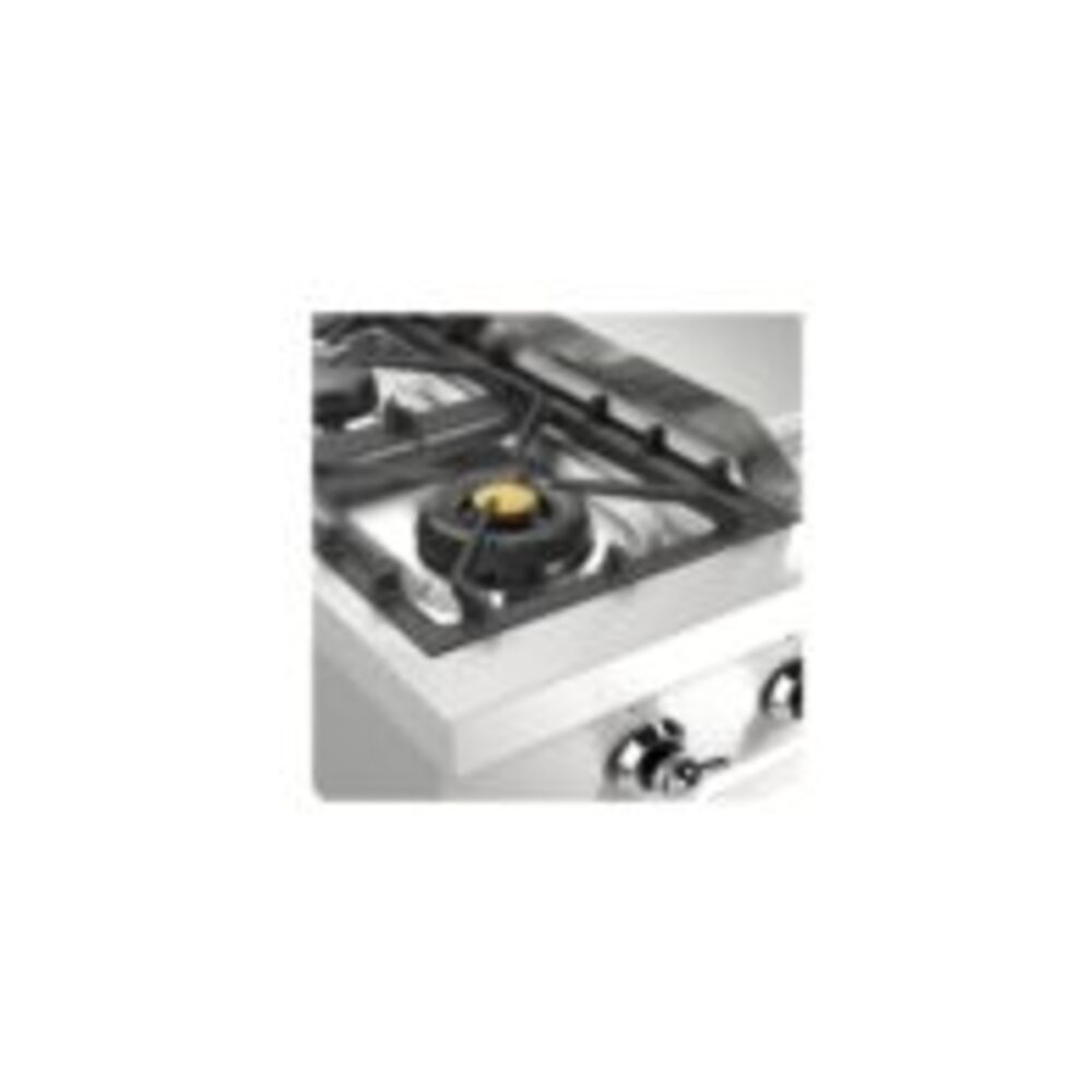 ILVE UHCP48FN close up on dual burner