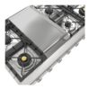 ILVE UHCP48FSS close up on griddle