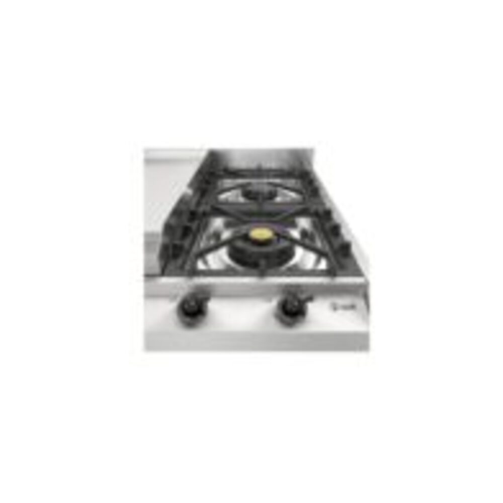 ILVE UHCP965FN close up on dual burner