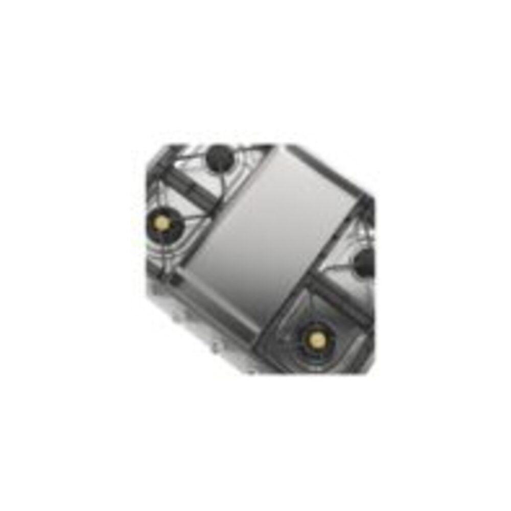 ILVE UHCP965FSS right angle close up on griddle