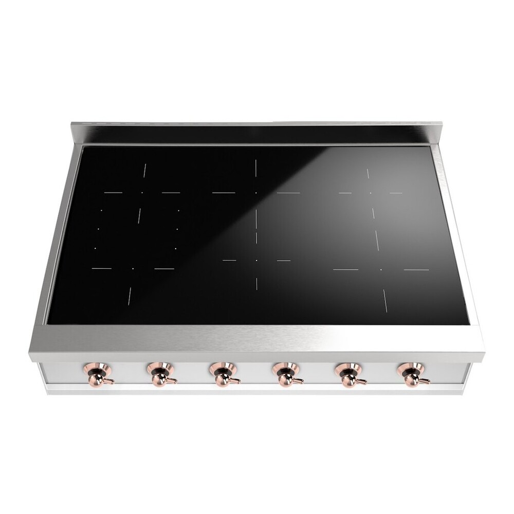 ILVE UHCPI366NSSP Nostalgie II 36 inch Built-In Induction Rangetop with 6 Elements (Copper) 1 UHCPI366NSSP