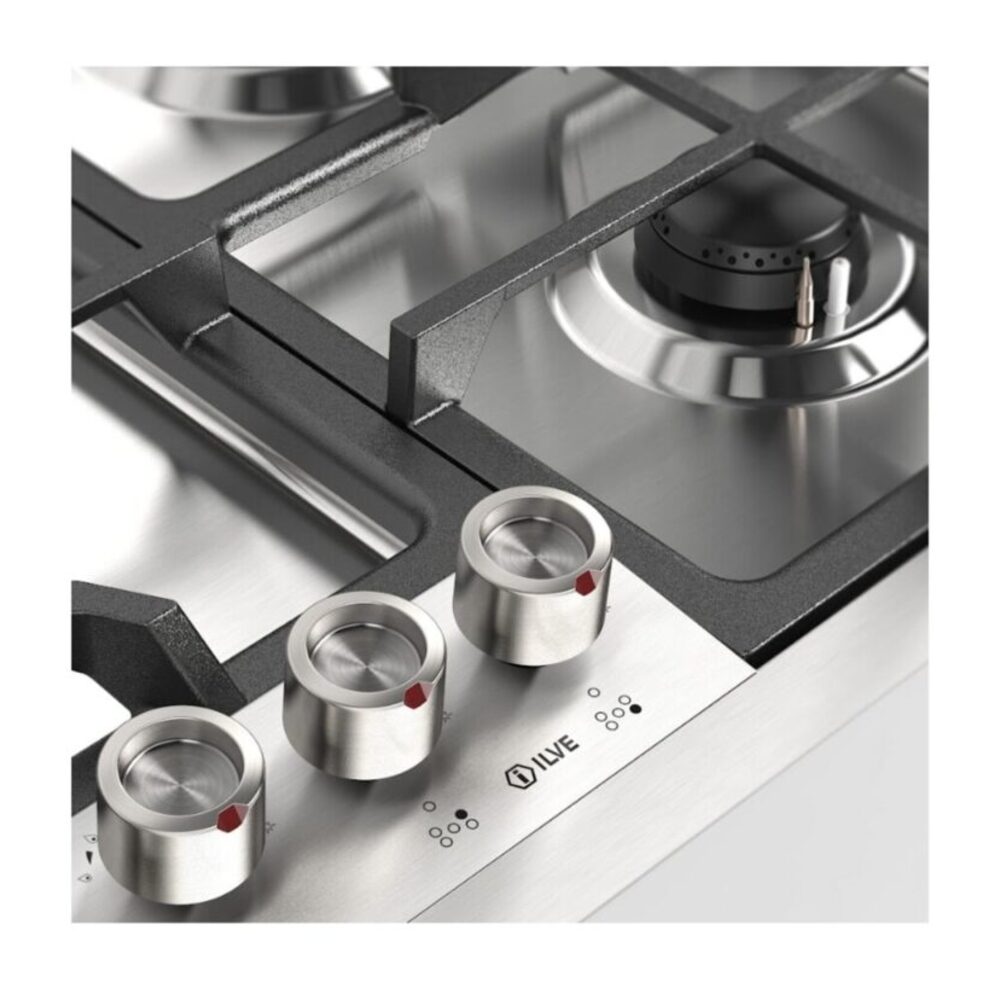 ILVE UHCPMT95FSS close up on knobs