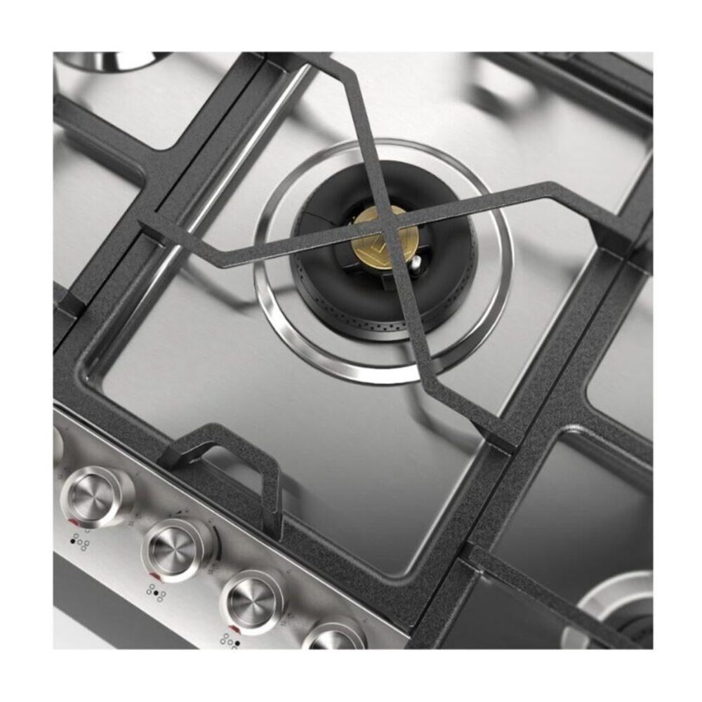 ILVE UHCPMT95SSLP close up on dual burner