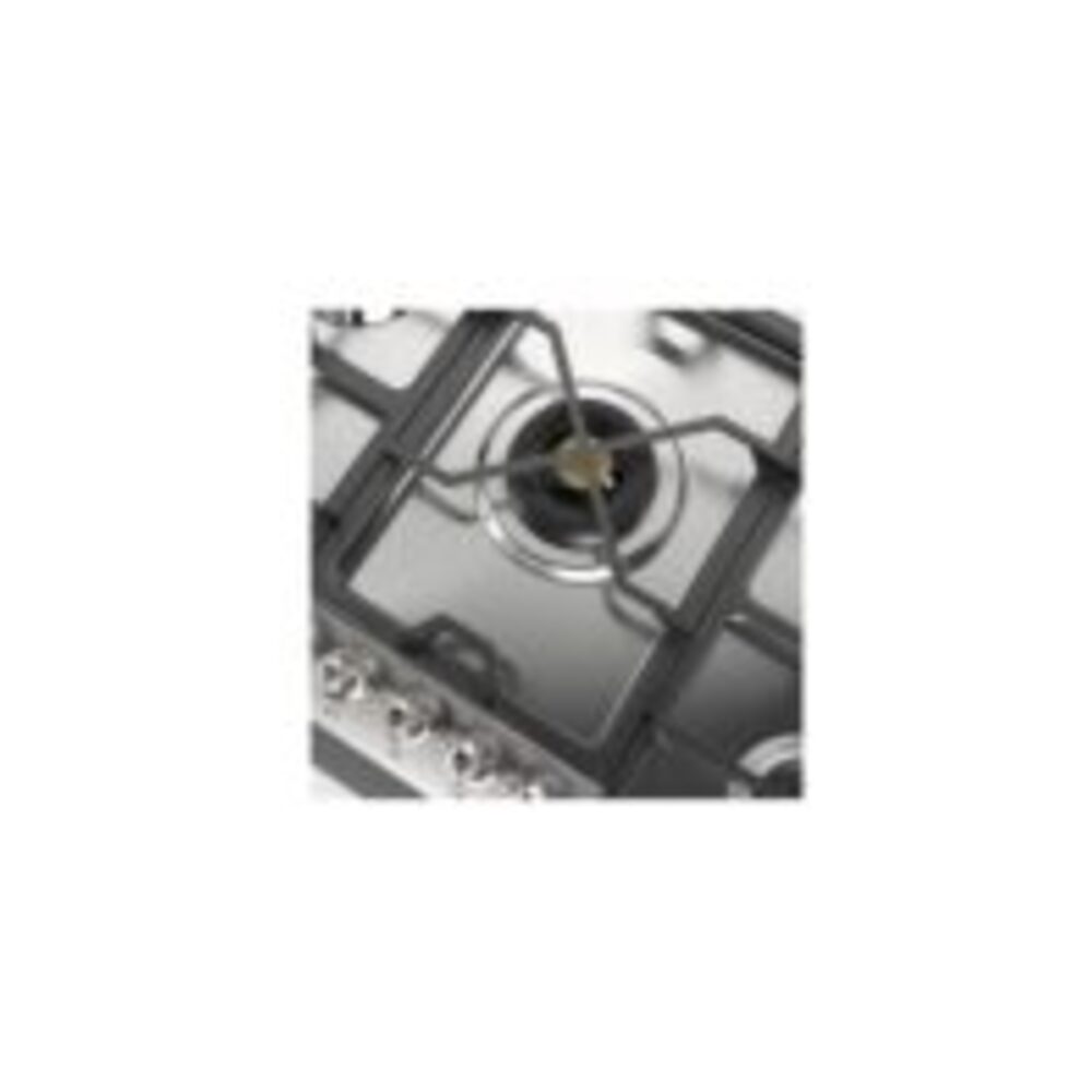 ILVE UHCPMT95SS right angle close up on dual burner