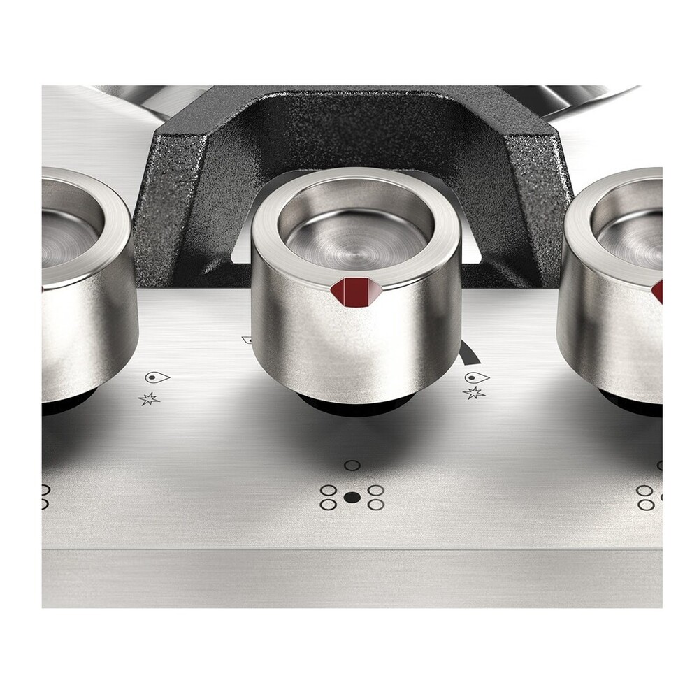 ILVE UHCPMT95SS Panoramagic 36 inch Built-In Gas Cooktop with 5 Burners, in Stainless Steel (Natural Gas, 5 Sealed Burners) 9 ILVE UHCPMT95SS zoom in on knobs