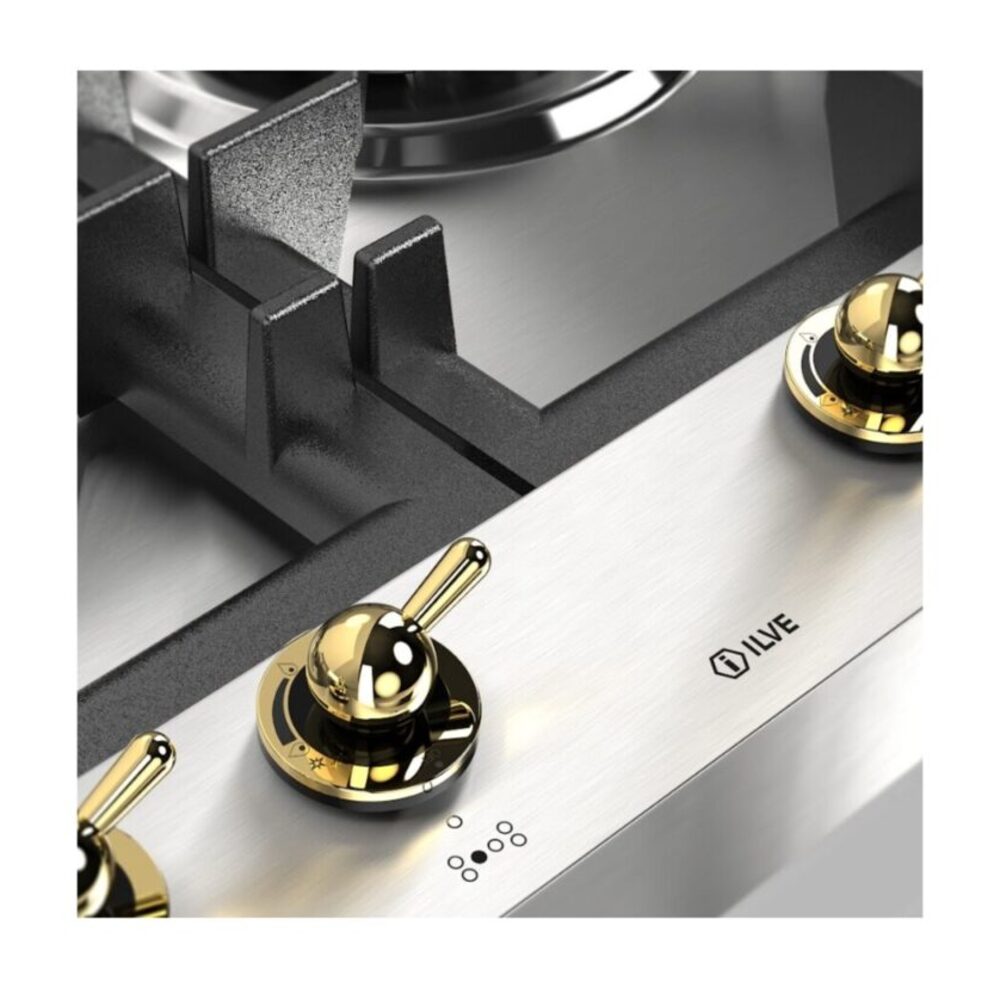 goo　Rock StoveとBrassShieldStoveLの2点 ILVE UHCPT125NSSG Nostalgie II 48 inch Built-In Gas Cooktop with