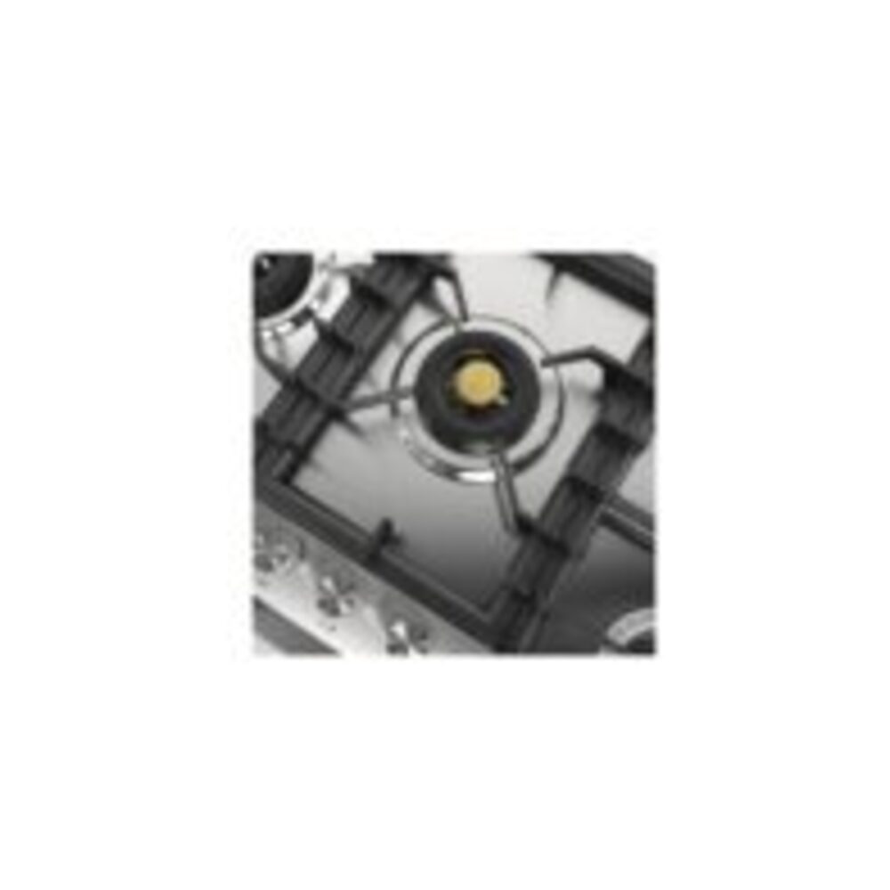 ILVE UHCPT125SSLP right angle close up on dual burner