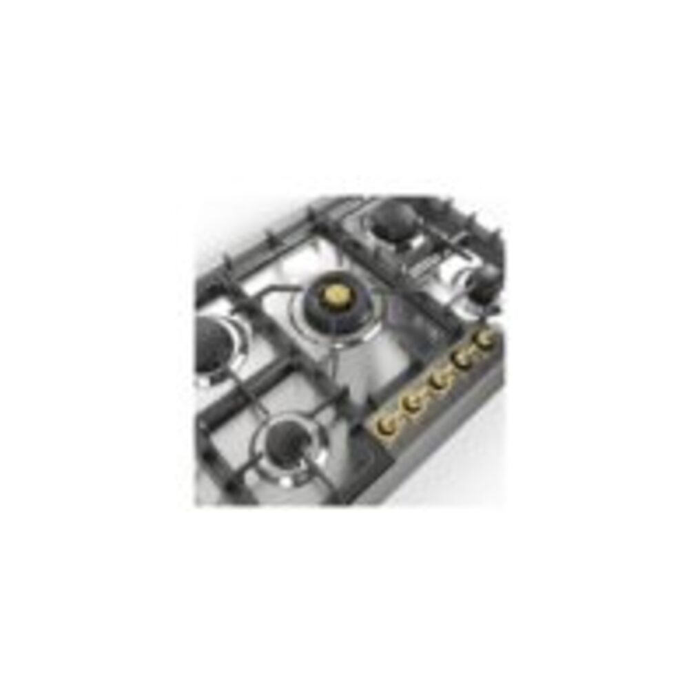 ILVE UHCPT75NSSGLP close up on center dual burner