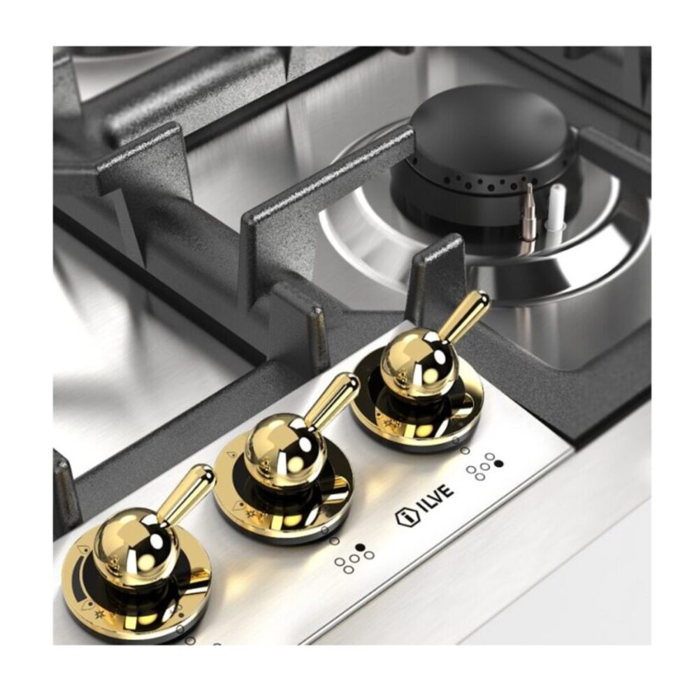 ILVE UHCPT75NSSGLP close up on knobs