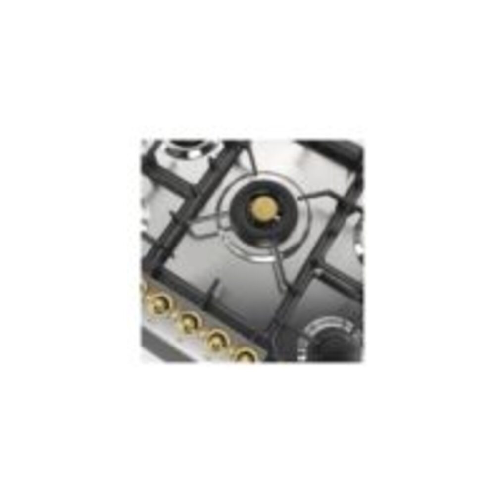 ILVE UHCPT75NSSGLP right angle close up on dual burner