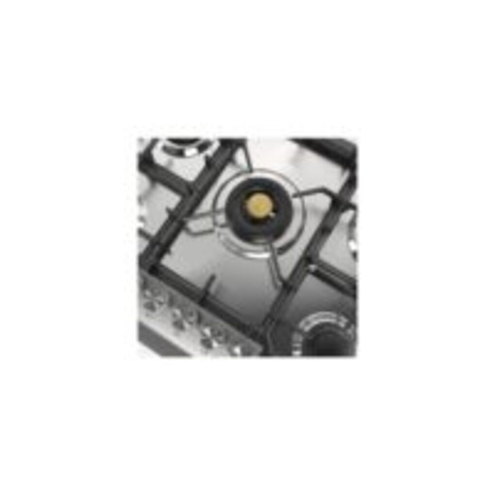 ILVE UHCPT75SSLP right angle close up on dual burner