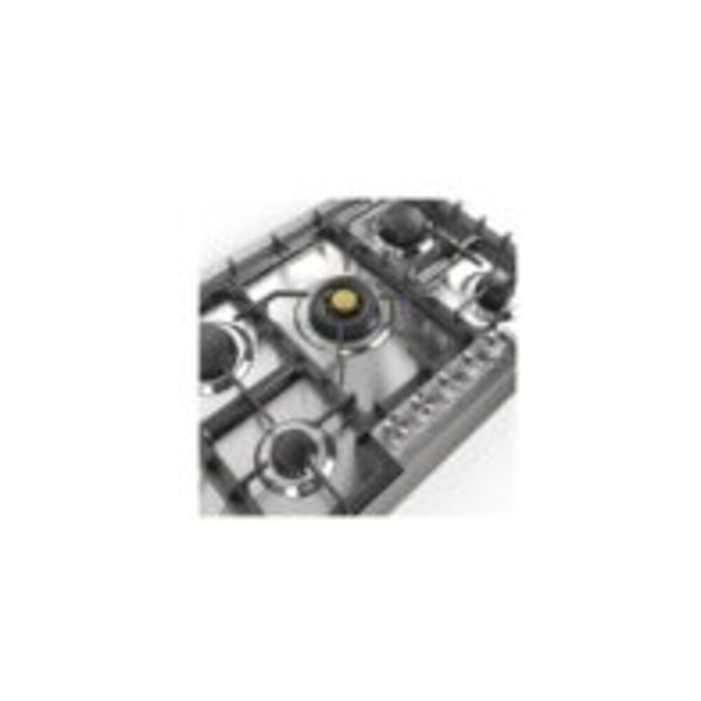 ILVE UHCPT75SS close up on dual burner