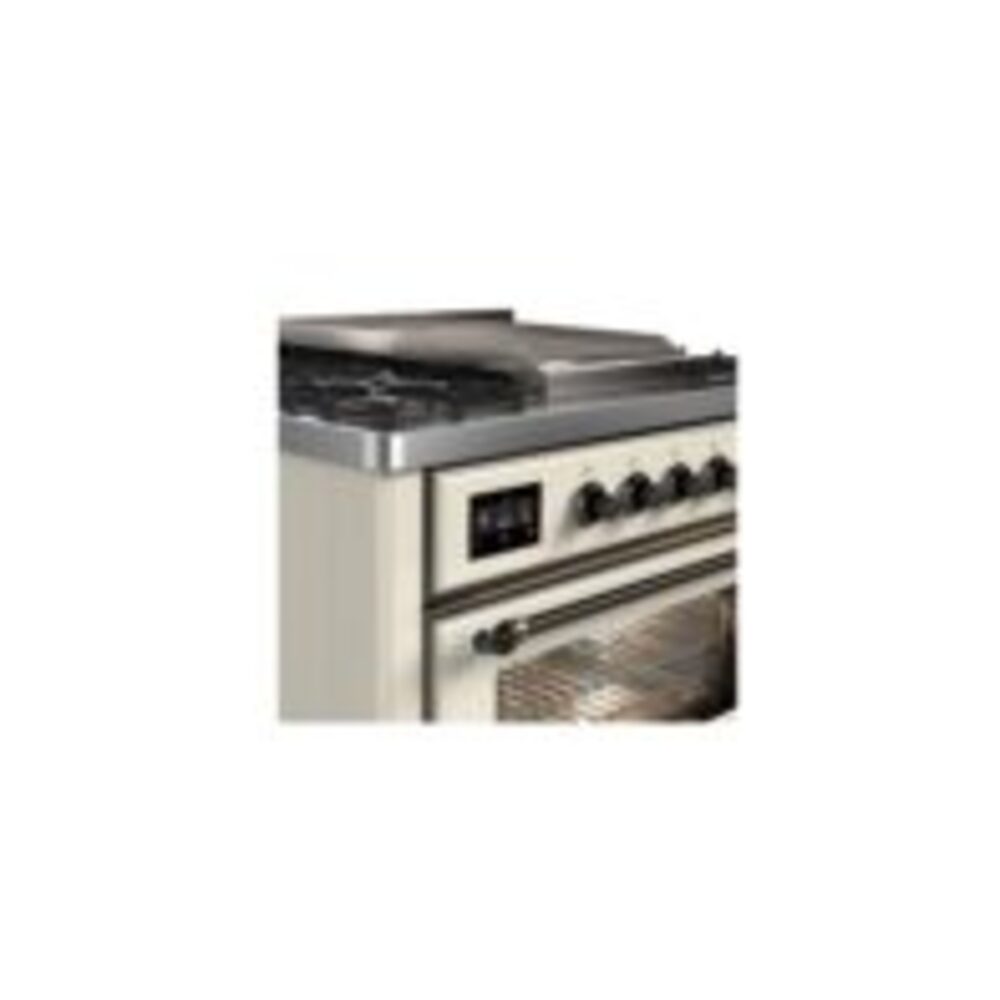 ILVE UM09F Majestic II 36 inch Dual Fuel Range with 6 Burners, Griddle
