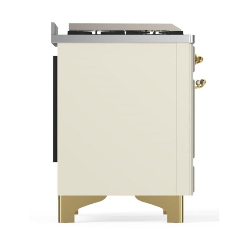 ILVE UM09F Majestic II 36 inch Dual Fuel Range with 6 Burners, Griddle