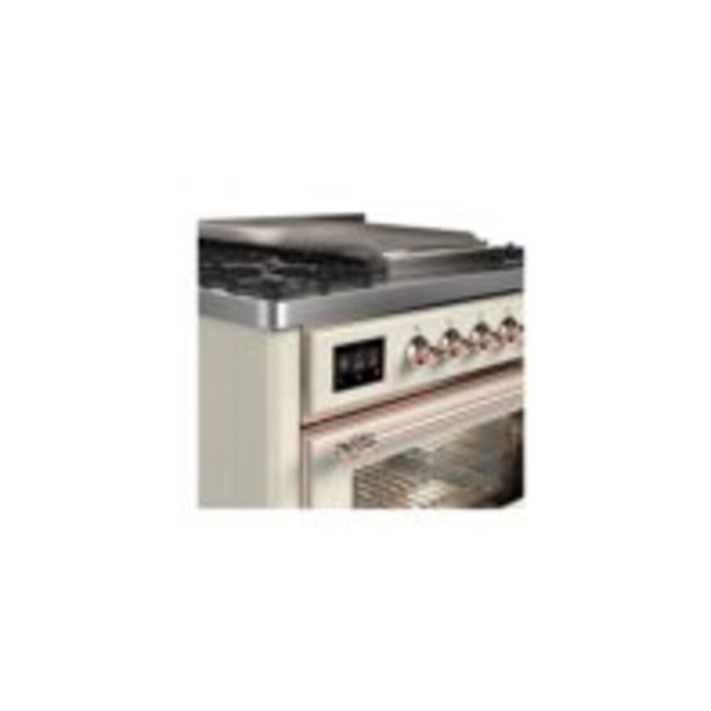 ILVE UM09F Majestic II 36 inch Dual Fuel Range with 6 Burners, Griddle