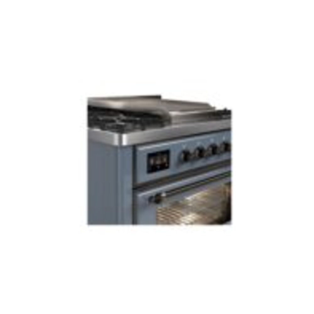 ILVE UM09F Majestic II 36 inch Dual Fuel Range with 6 Burners, Griddle