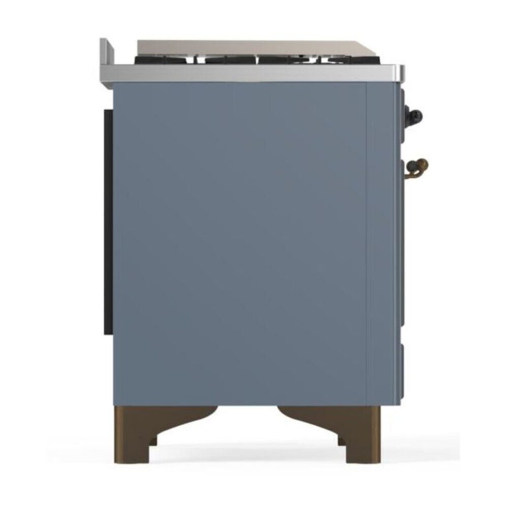 ILVE UM09F Majestic II 36 inch Dual Fuel Range with 6 Burners, Griddle