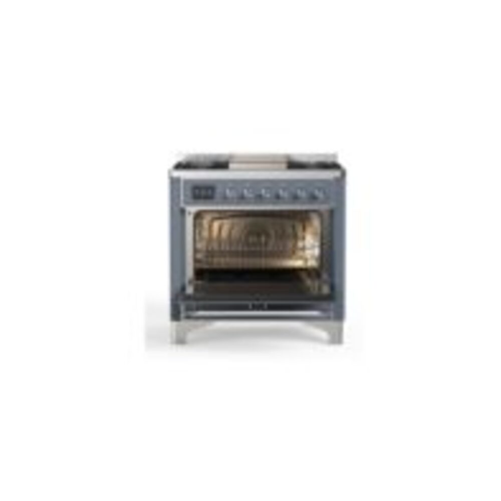 ILVE UM09F Majestic II 36 inch Dual Fuel Range with 6 Burners, Griddle