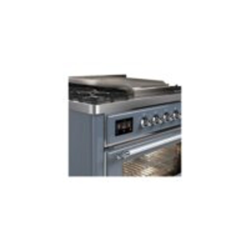 ILVE UM09F Majestic II 36 inch Dual Fuel Range with 6 Burners, Griddle