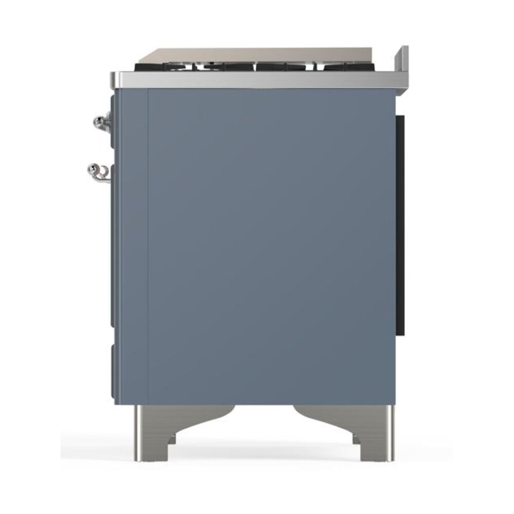 ILVE UM09F Majestic II 36 inch Dual Fuel Range with 6 Burners, Griddle