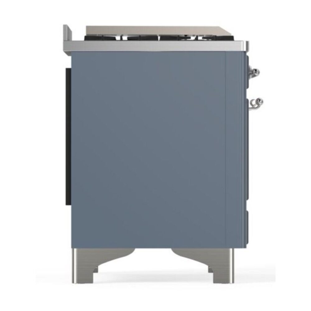 ILVE UM09F Majestic II 36 inch Dual Fuel Range with 6 Burners, Griddle