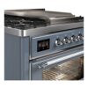 ILVE UM09F Majestic II 36 inch Dual Fuel Range with 6 Burners, Griddle