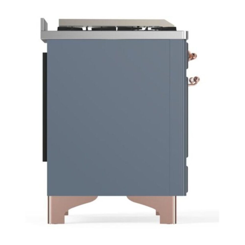 ILVE UM09F Majestic II 36 inch Dual Fuel Range with 6 Burners, Griddle