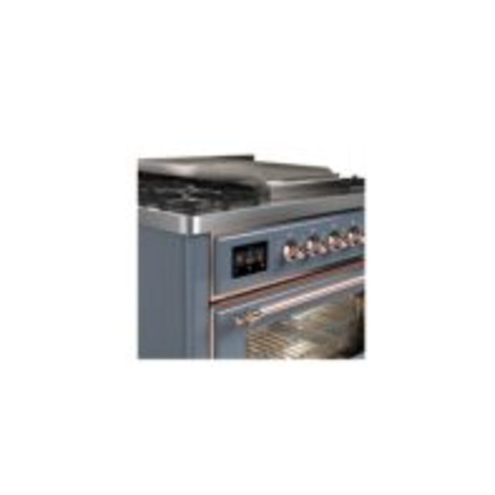 ILVE UM09F Majestic II 36 inch Dual Fuel Range with 6 Burners, Griddle