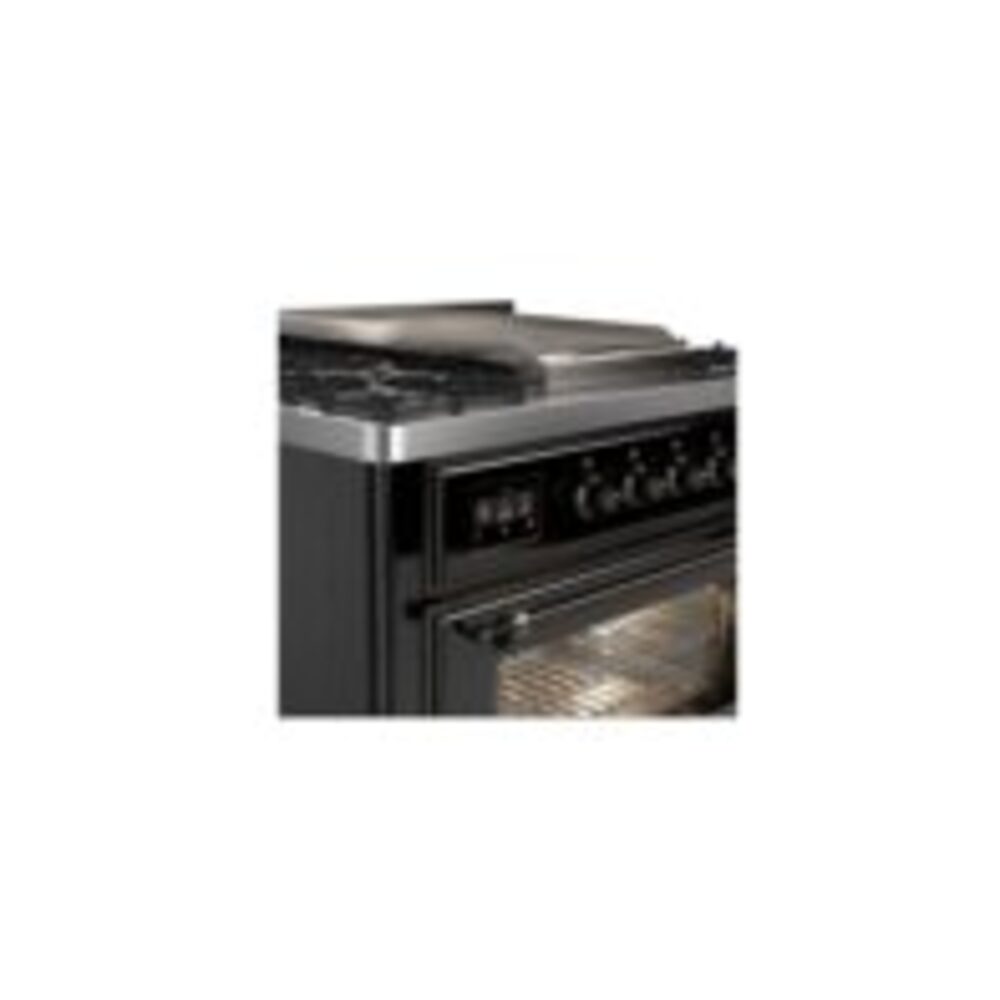 ILVE UM09F Majestic II 36 inch Dual Fuel Range with 6 Burners, Griddle