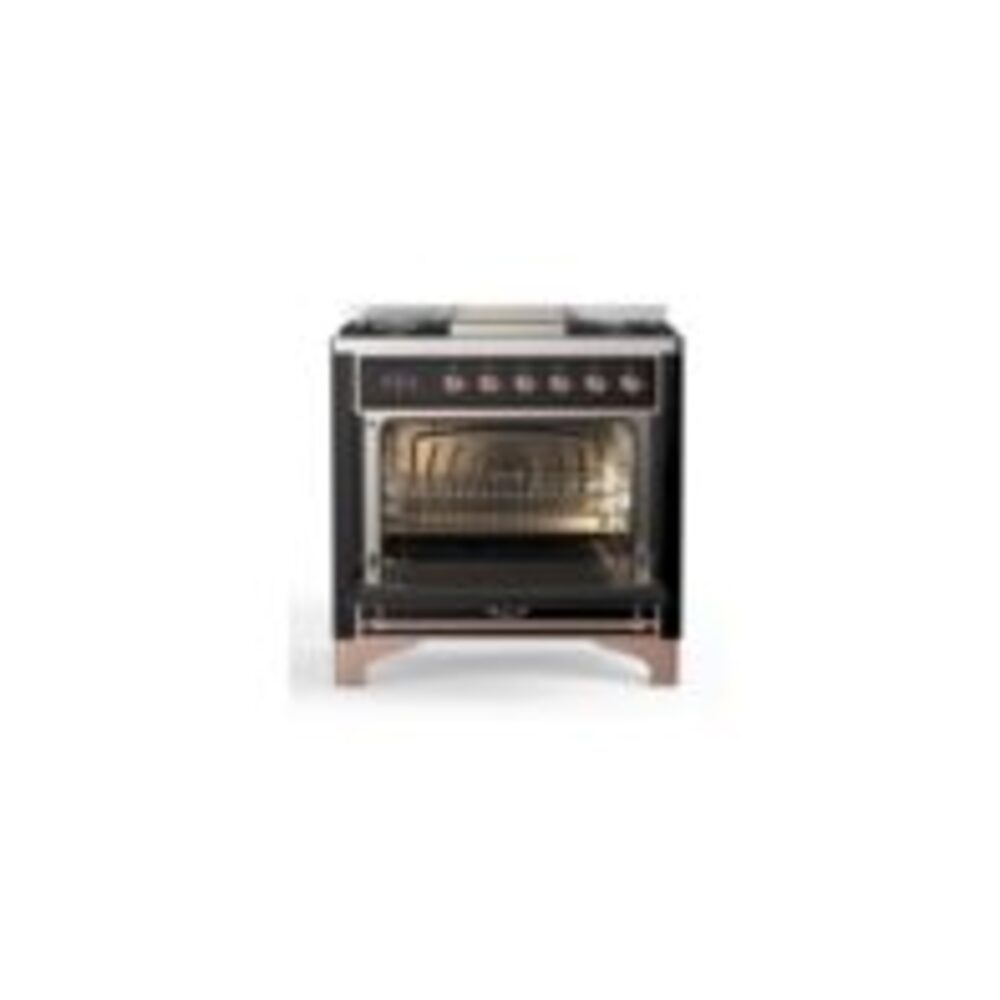 ILVE UM09F Majestic II 36 inch Dual Fuel Range with 6 Burners, Griddle