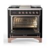 ILVE UM09F Majestic II 36 inch Dual Fuel Range with 6 Burners, Griddle
