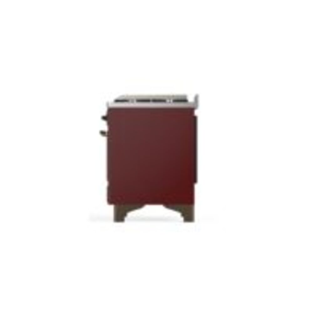 ILVE UM09F Majestic II 36 inch Dual Fuel Range with 6 Burners, Griddle