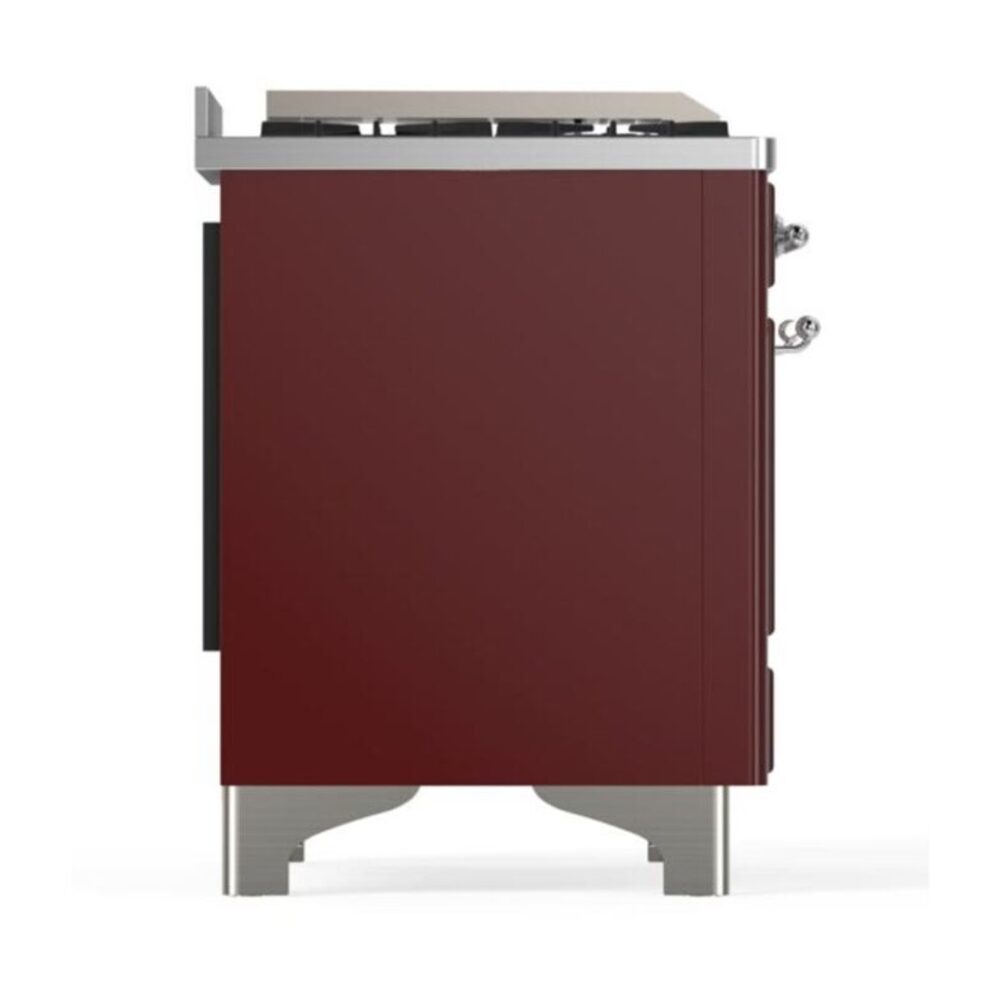 ILVE UM09F Majestic II 36 inch Dual Fuel Range with 6 Burners, Griddle