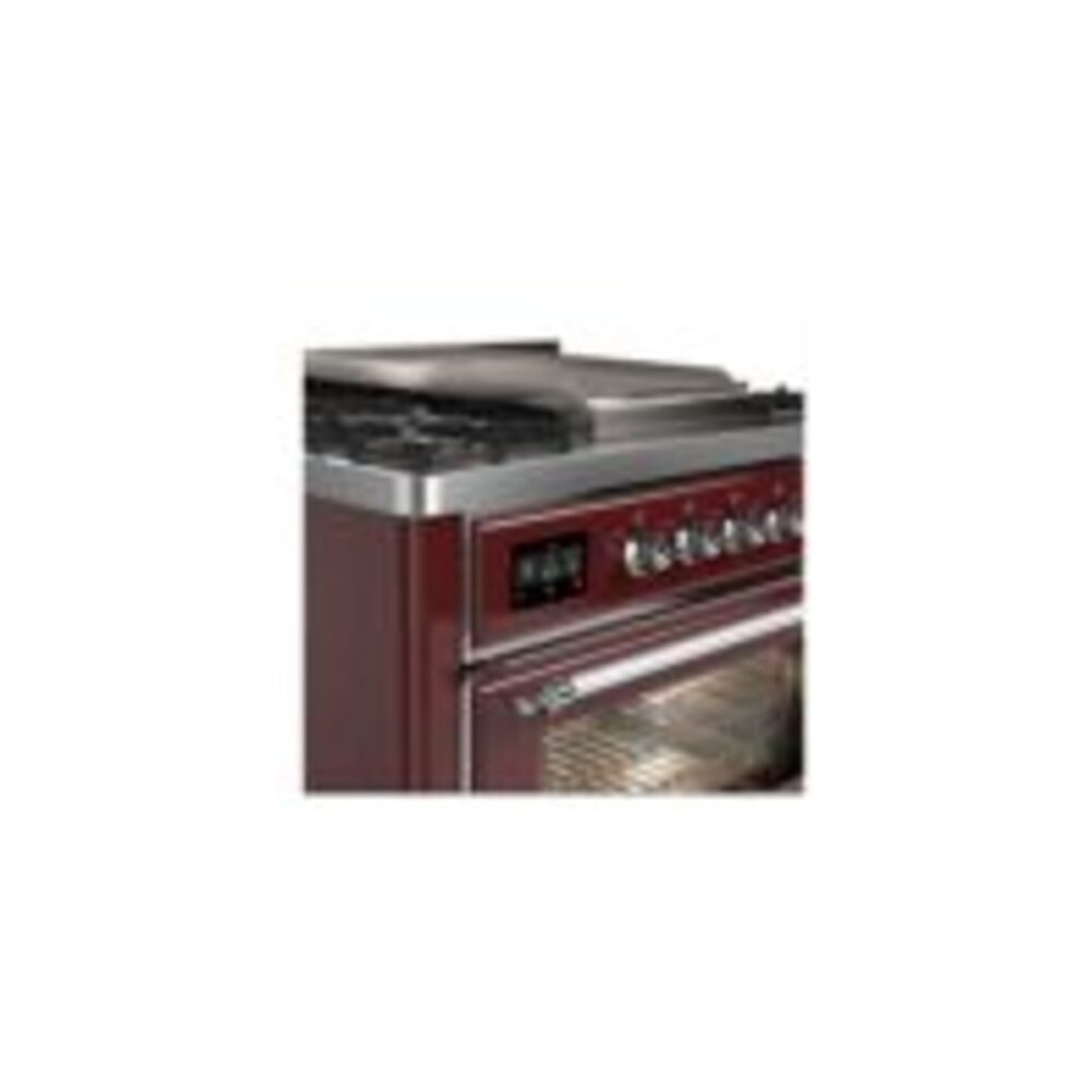 ILVE UM09F Majestic II 36 inch Dual Fuel Range with 6 Burners, Griddle