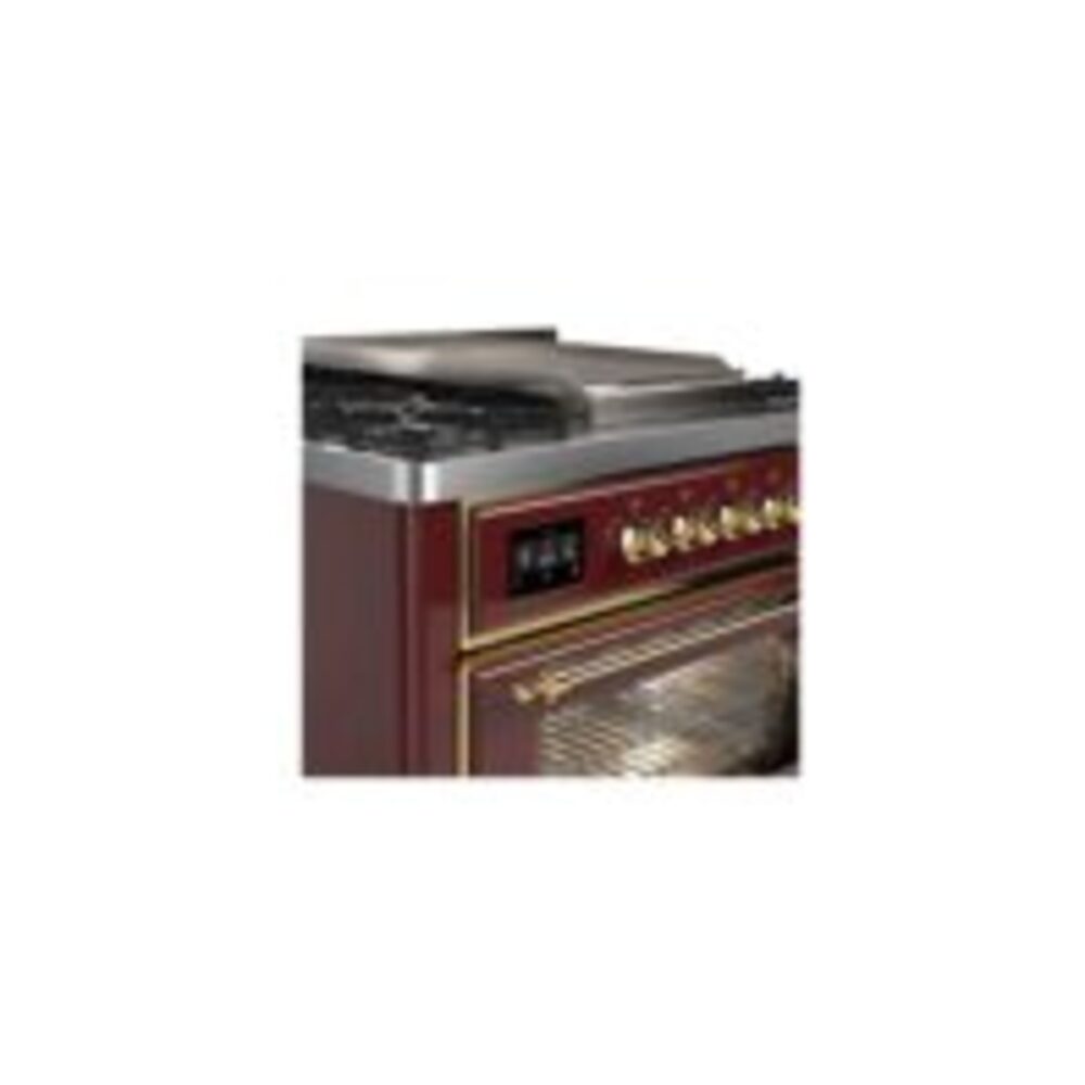 ILVE UM09F Majestic II 36 inch Dual Fuel Range with 6 Burners, Griddle