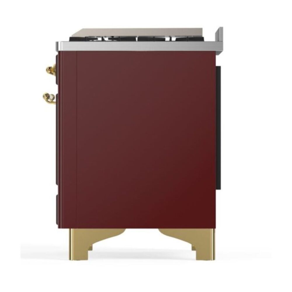 ILVE UM09F Majestic II 36 inch Dual Fuel Range with 6 Burners, Griddle