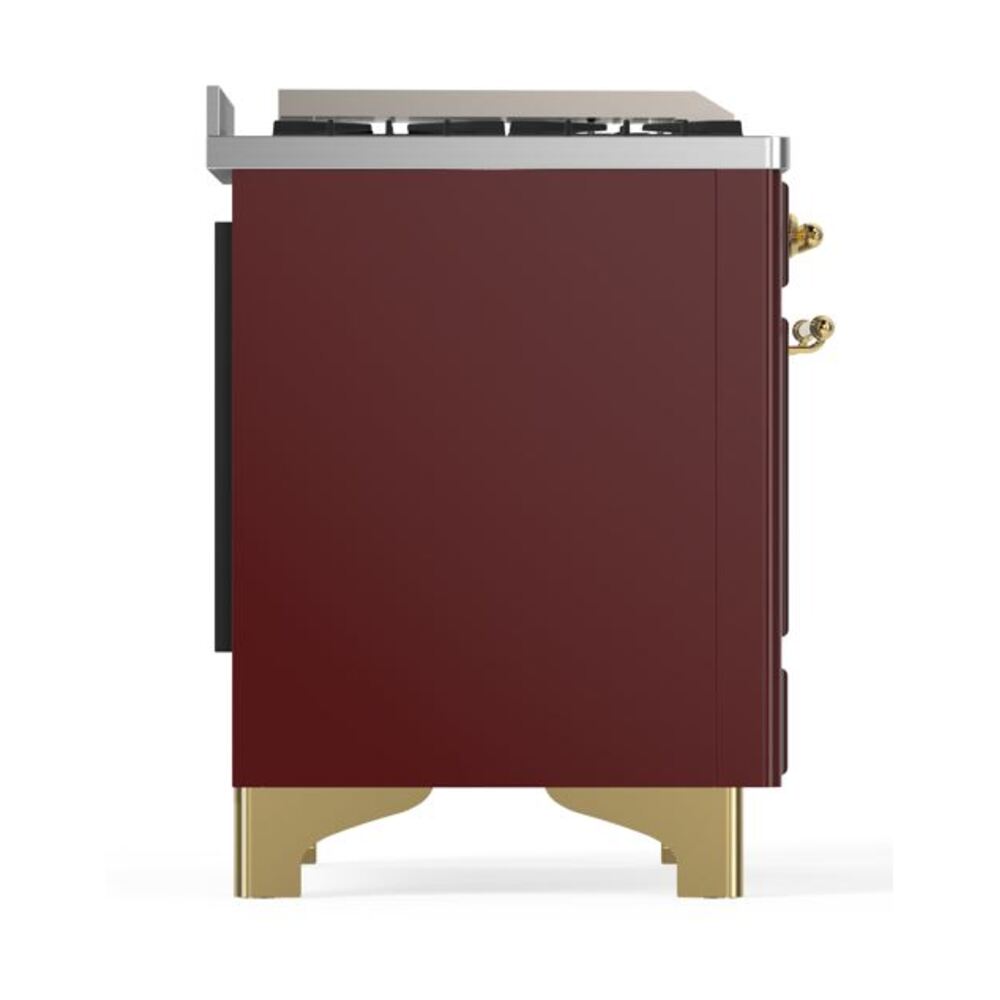 ILVE UM09F Majestic II 36 inch Dual Fuel Range with 6 Burners, Griddle