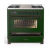 ILVE UM09F Majestic II 36 inch Dual Fuel Range with 6 Burners, Griddle