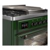 ILVE UM09F Majestic II 36 inch Dual Fuel Range with 6 Burners, Griddle