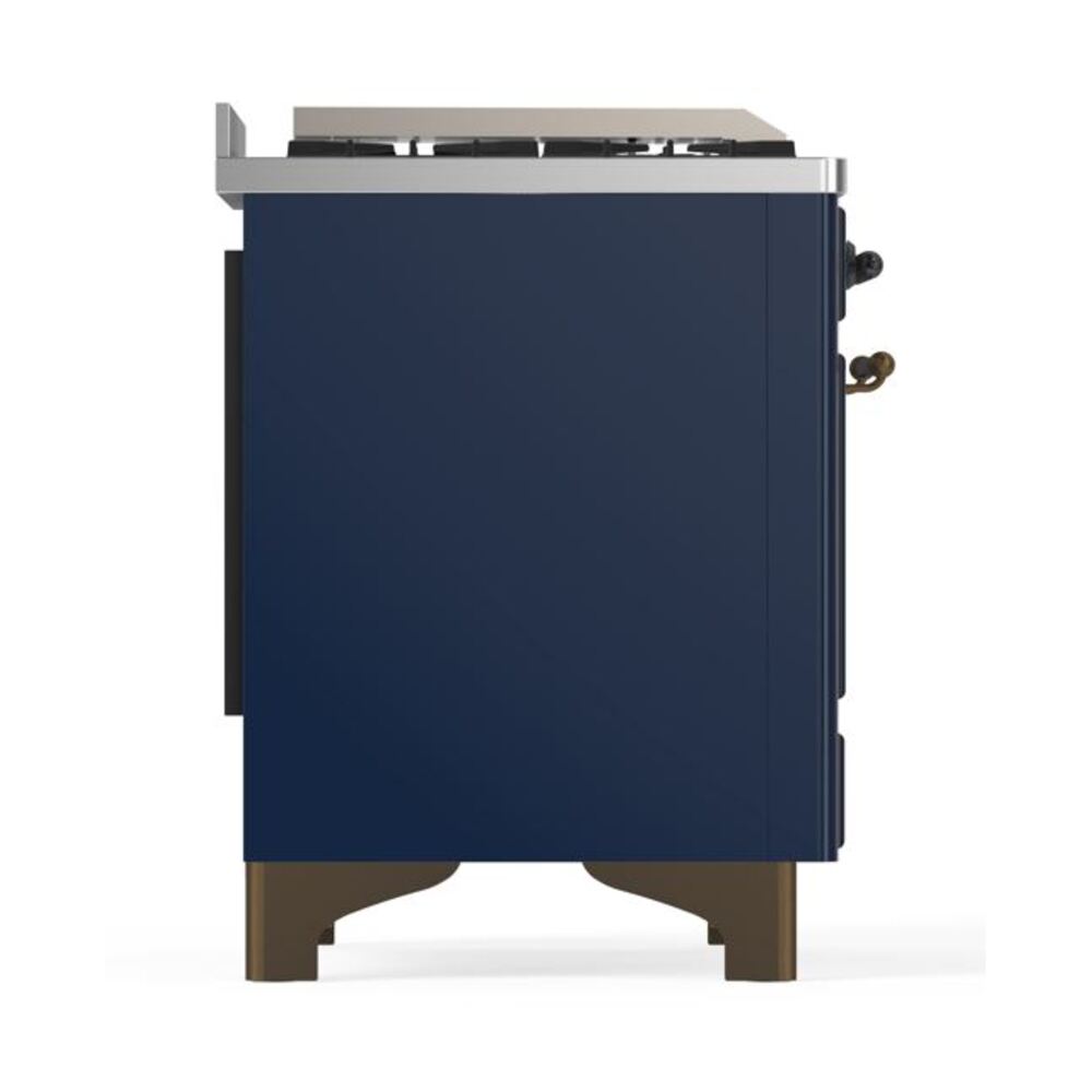 ILVE UM09F Majestic II 36 inch Dual Fuel Range with 6 Burners, Griddle