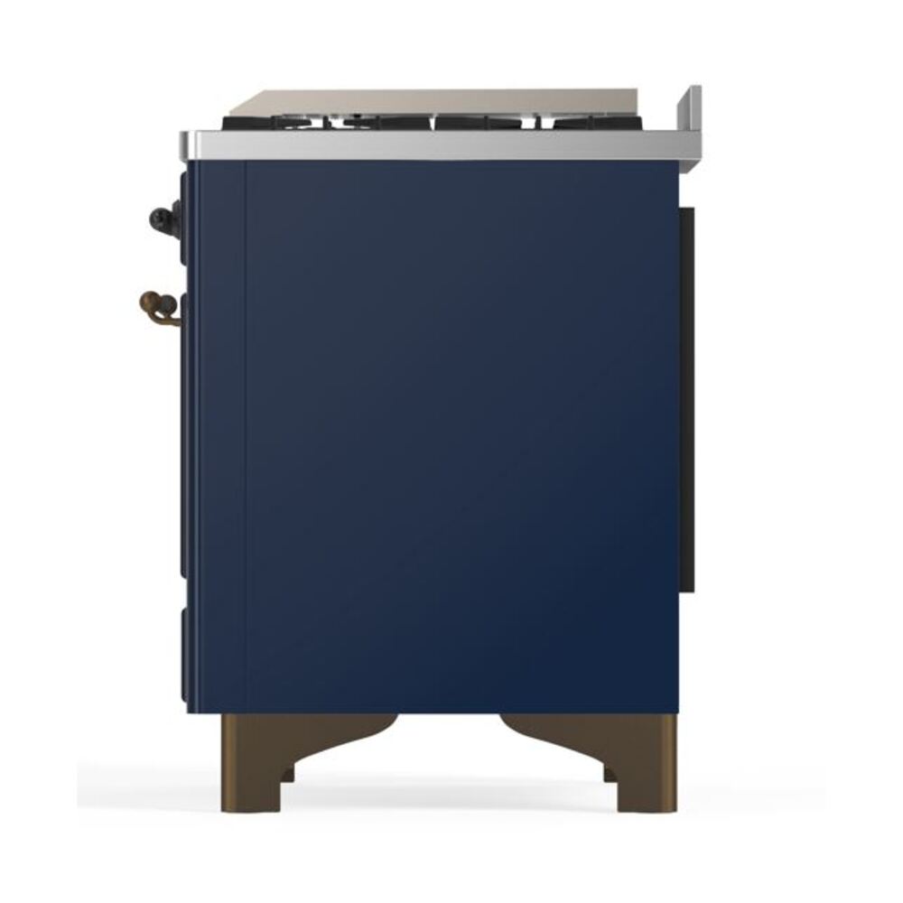 ILVE UM09F Majestic II 36 inch Dual Fuel Range with 6 Burners, Griddle