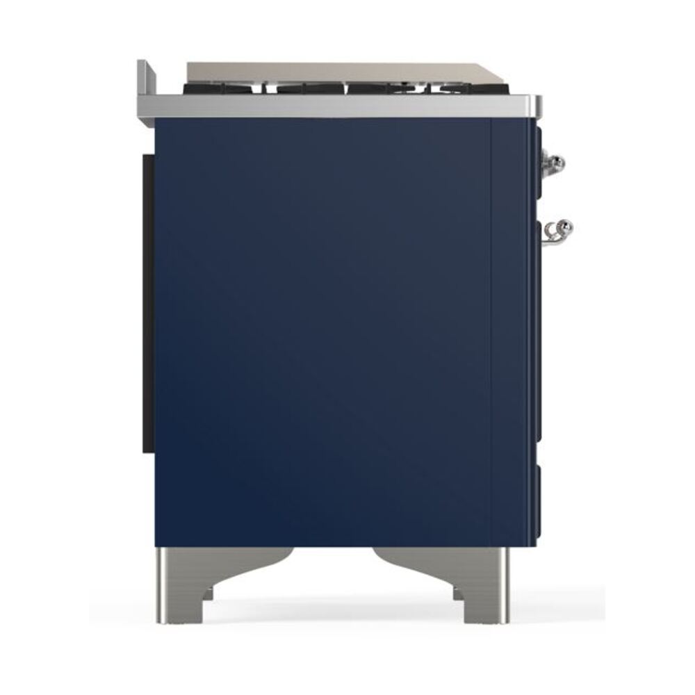 ILVE UM09F Majestic II 36 inch Dual Fuel Range with 6 Burners, Griddle