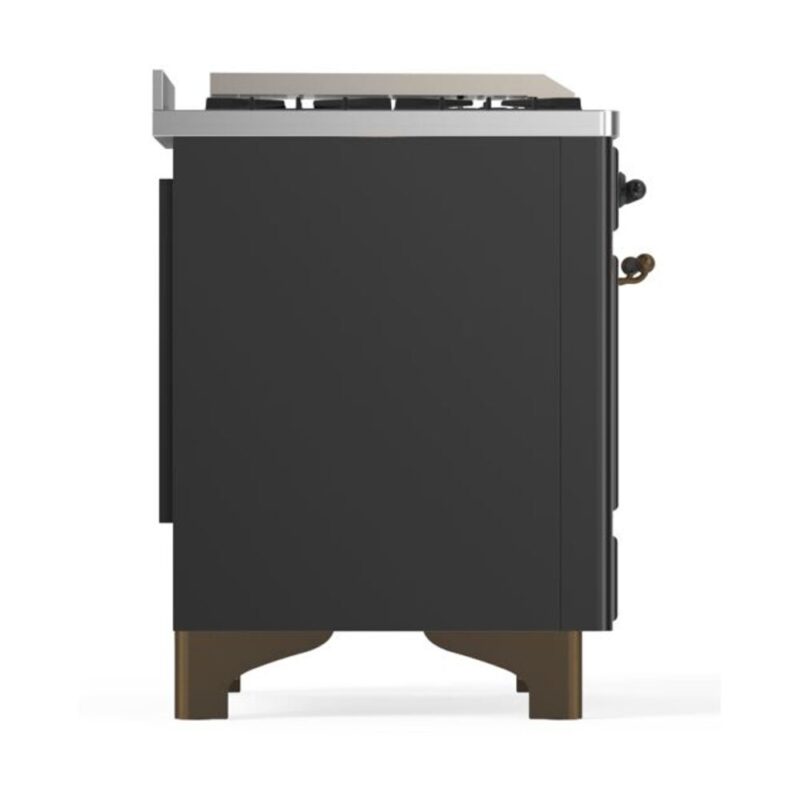 ILVE UM09F Majestic II 36 inch Dual Fuel Range with 6 Burners, Griddle