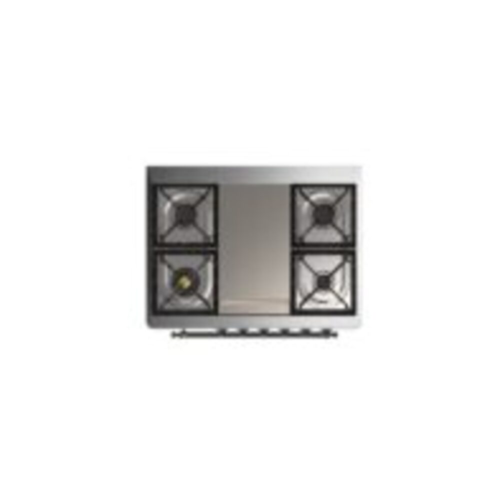 ILVE UM09F Majestic II 36 inch Dual Fuel Range with 6 Burners, Griddle